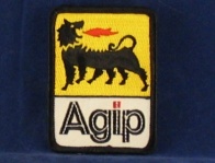 agip badge 55 x 75mm sew on
